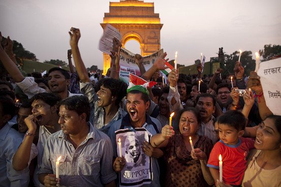 Views against Anna Hazare led Anti-Corruption Movement for Strong Lokpal